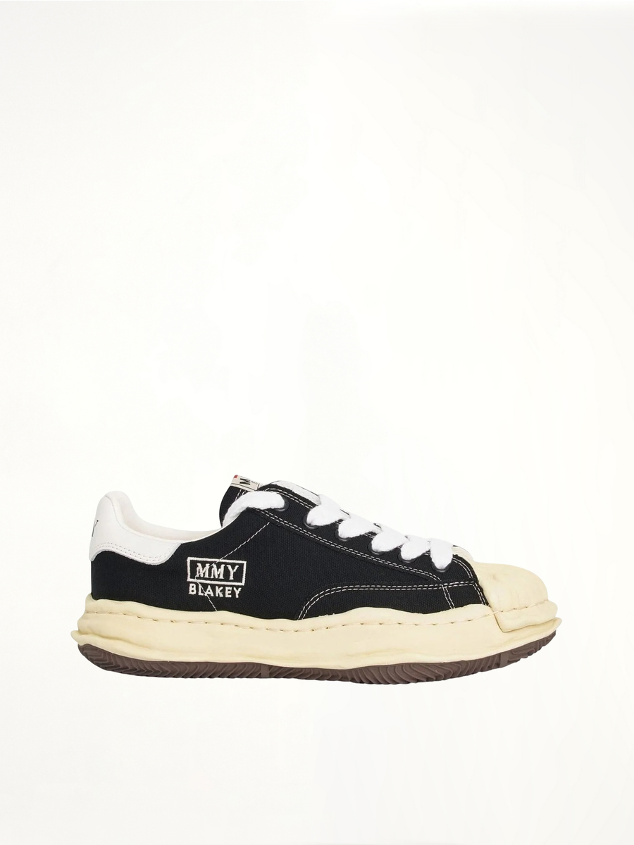 Blakey OG Vintage Sneaker in Black/White Side View | MAISON MIHARA YASUHIRO