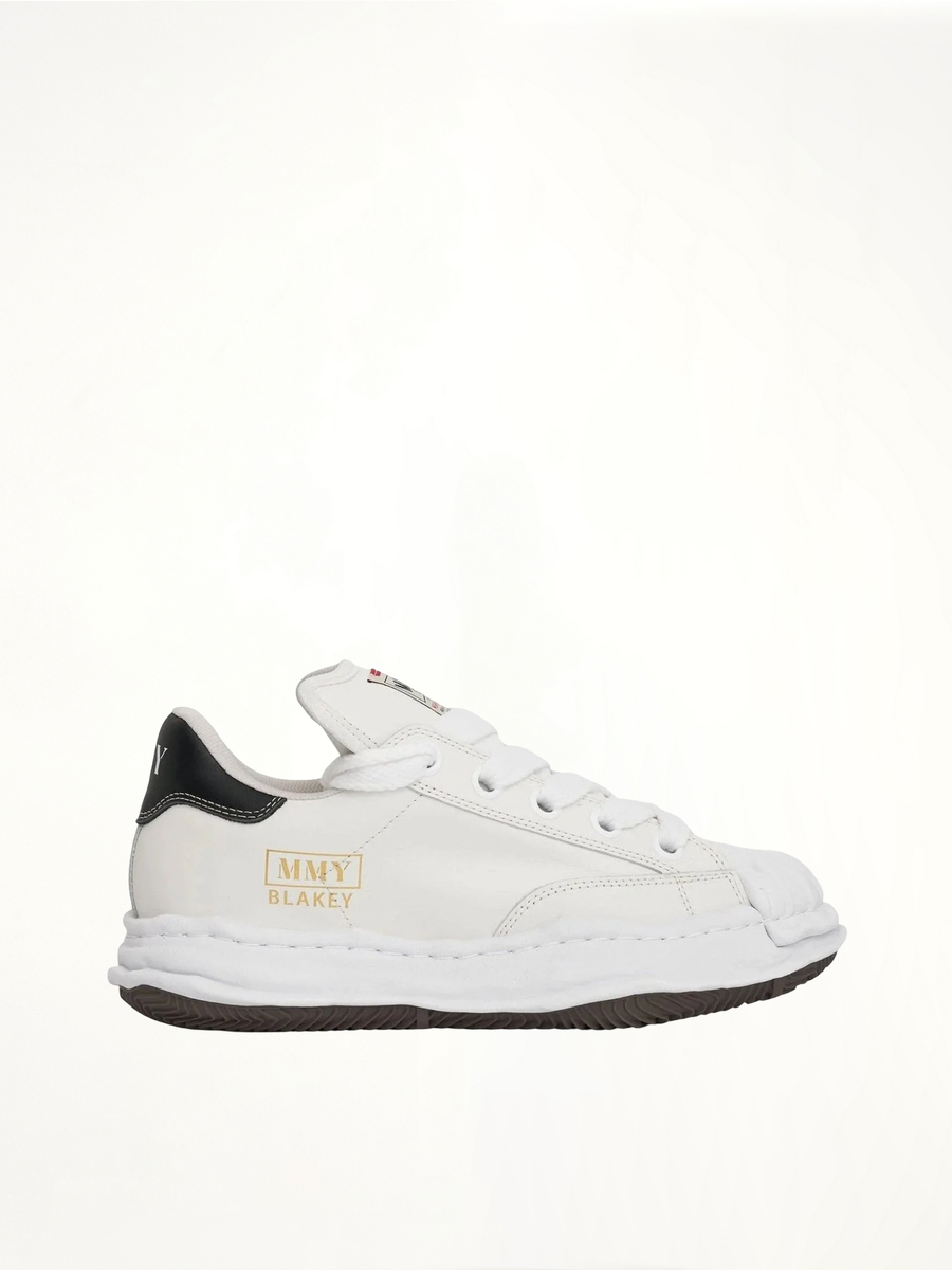 Blakey OG Puffer Sneaker in White Side View | MAISON MIHARA YASUHIRO