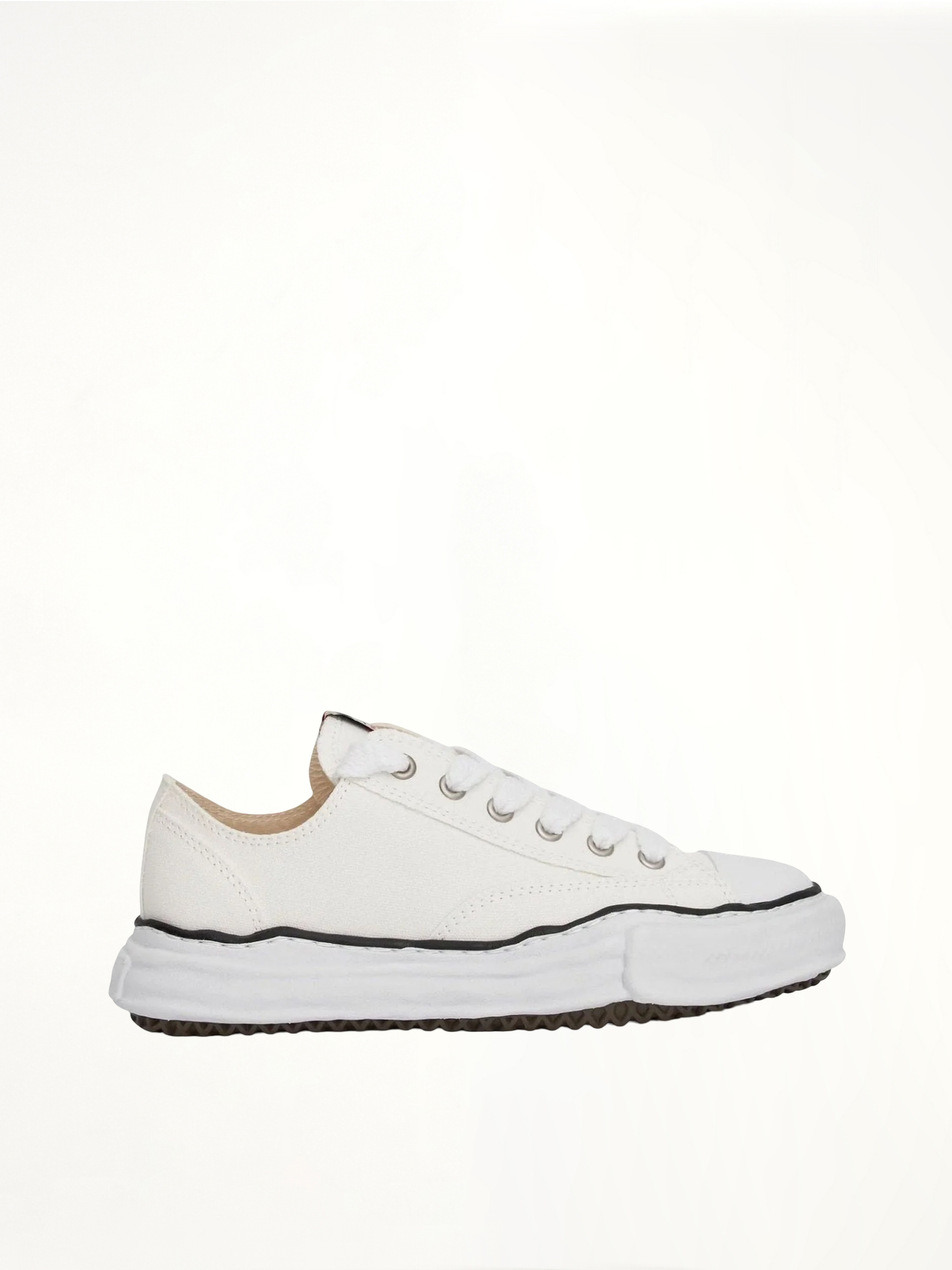Peterson OG Sneaker in White Side View | MAISON MIHARA YASUHIRO