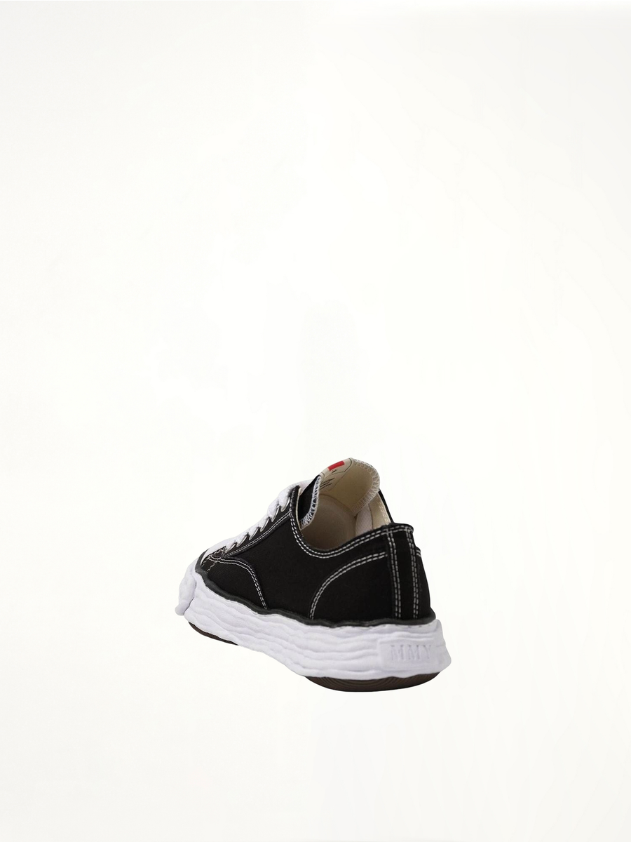 Peterson 23 OG Sneaker in Black/White Back View | MAISON MIHARA YASUHIRO