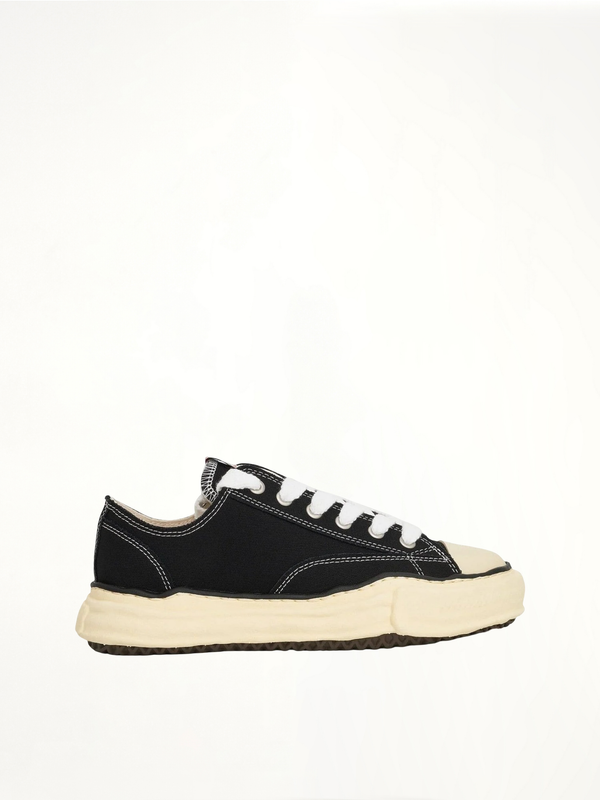Peterson OG Vintage Sneaker in Black/White Side View | MAISON MIHARA YASUHIRO