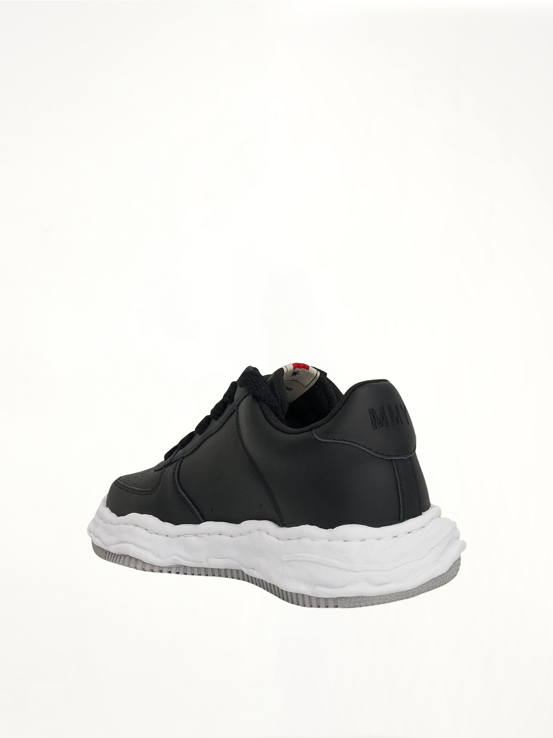 Wayne OG Sneaker in Black/White Back View | MAISON MIHARA YASUHIRO