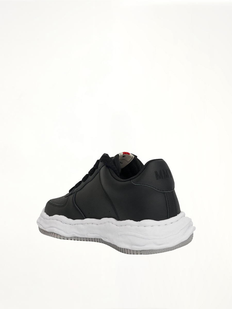 Wayne OG Sneaker in Black/White Back View | MAISON MIHARA YASUHIRO