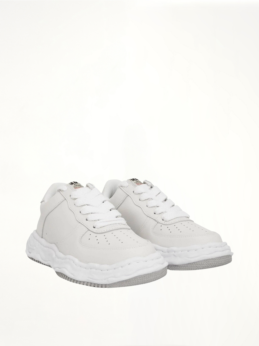 Wayne OG Sneaker in White Front View | MAISON MIHARA YASUHIRO