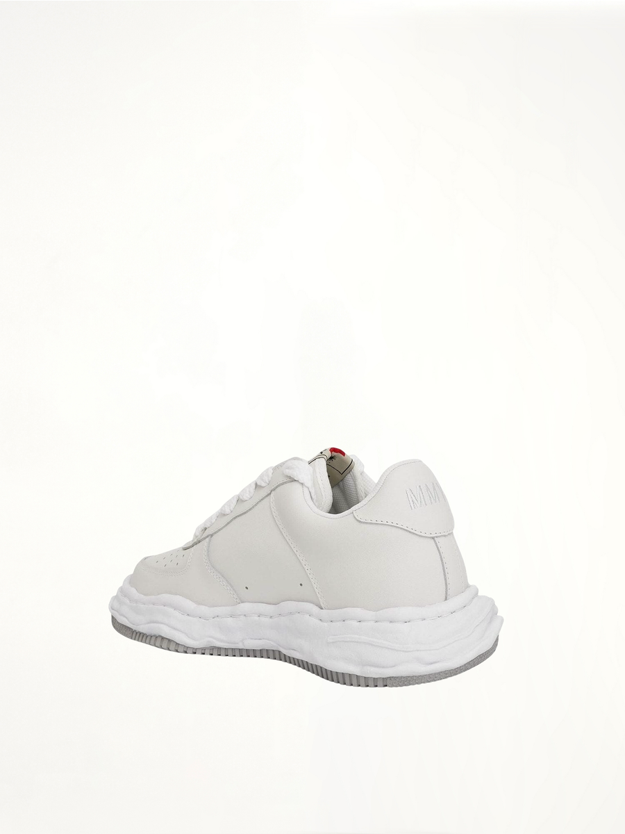 Wayne OG Sneaker in White Back View | MAISON MIHARA YASUHIRO
