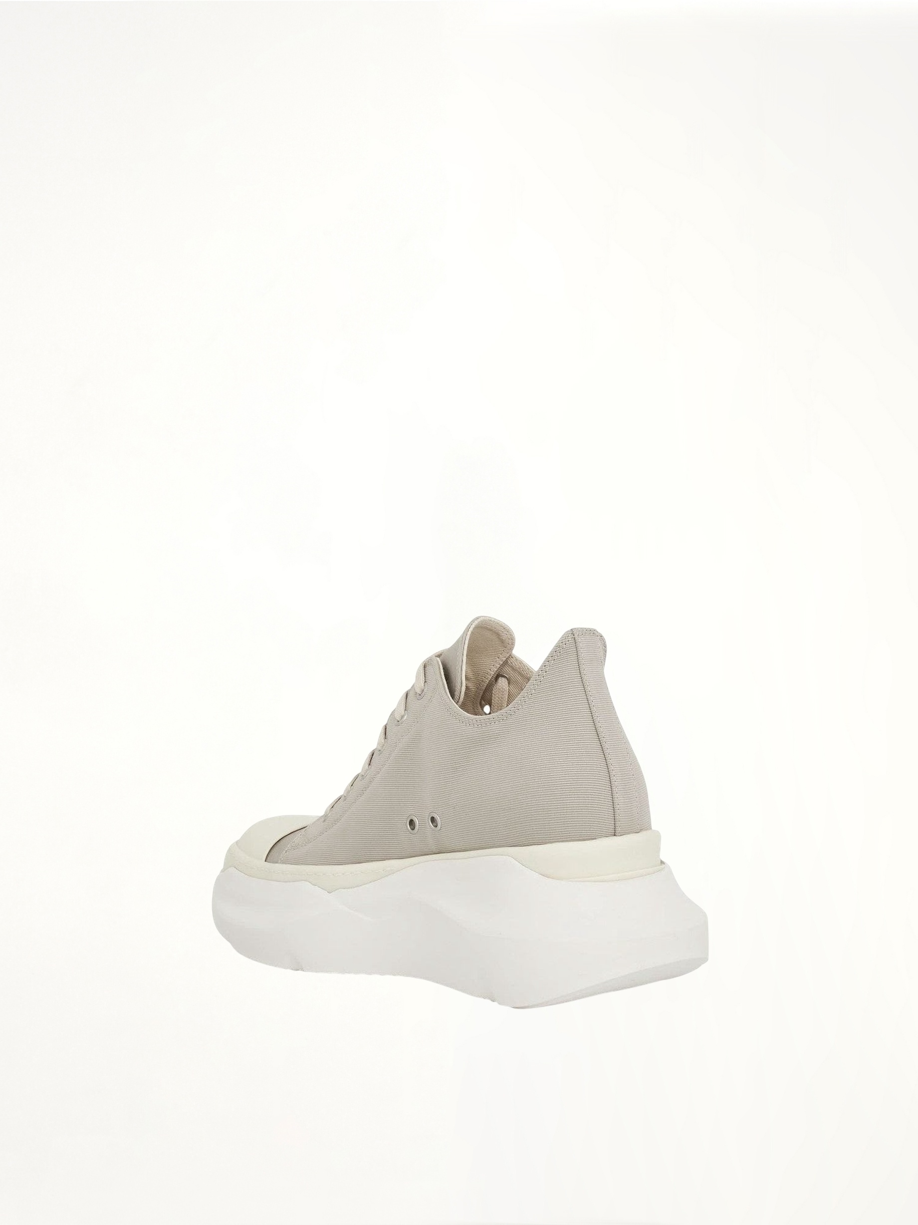 Abstract Sneaker in Pearl/Milk Back View | RICK OWENS DRKSHDW