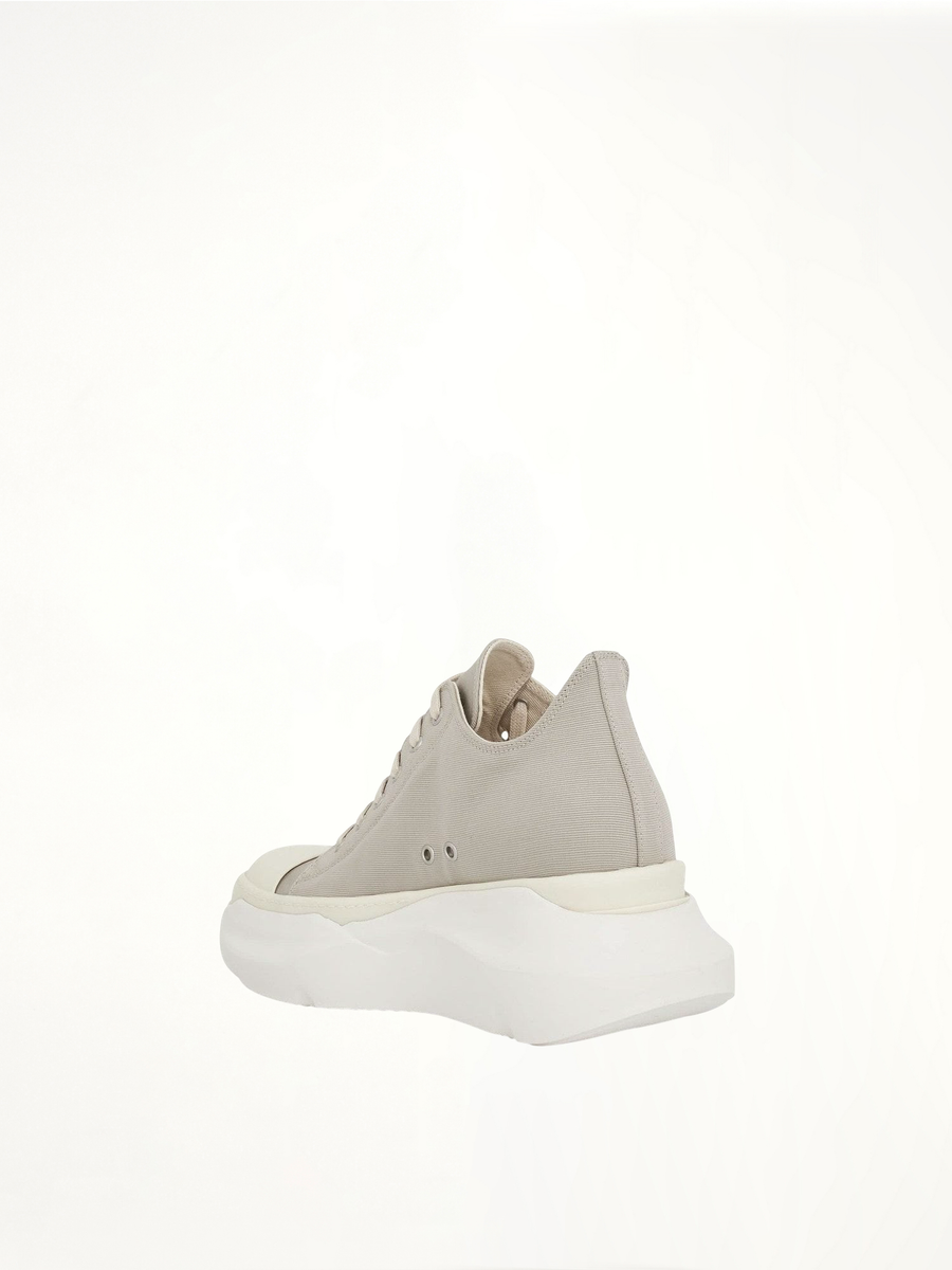 Abstract Sneaker in Pearl/Milk Back View | RICK OWENS DRKSHDW