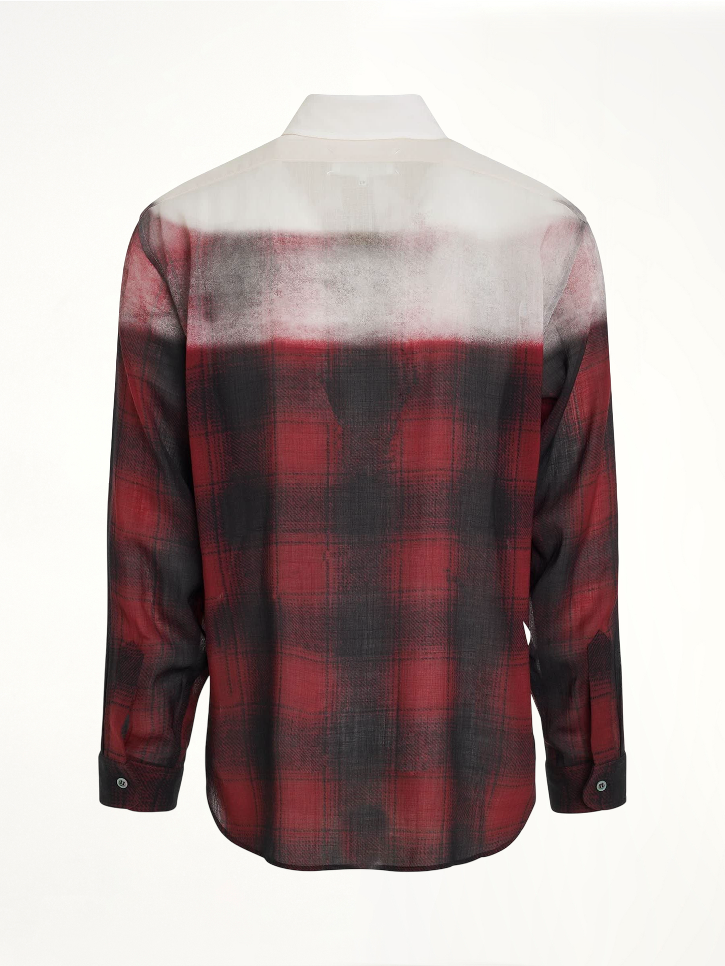 Maison Margiela x Pendleton Checked Shirt in Red Black