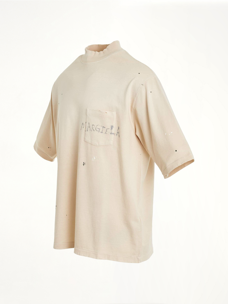 Logo Oversized T-Shirt in Dirty Ecru