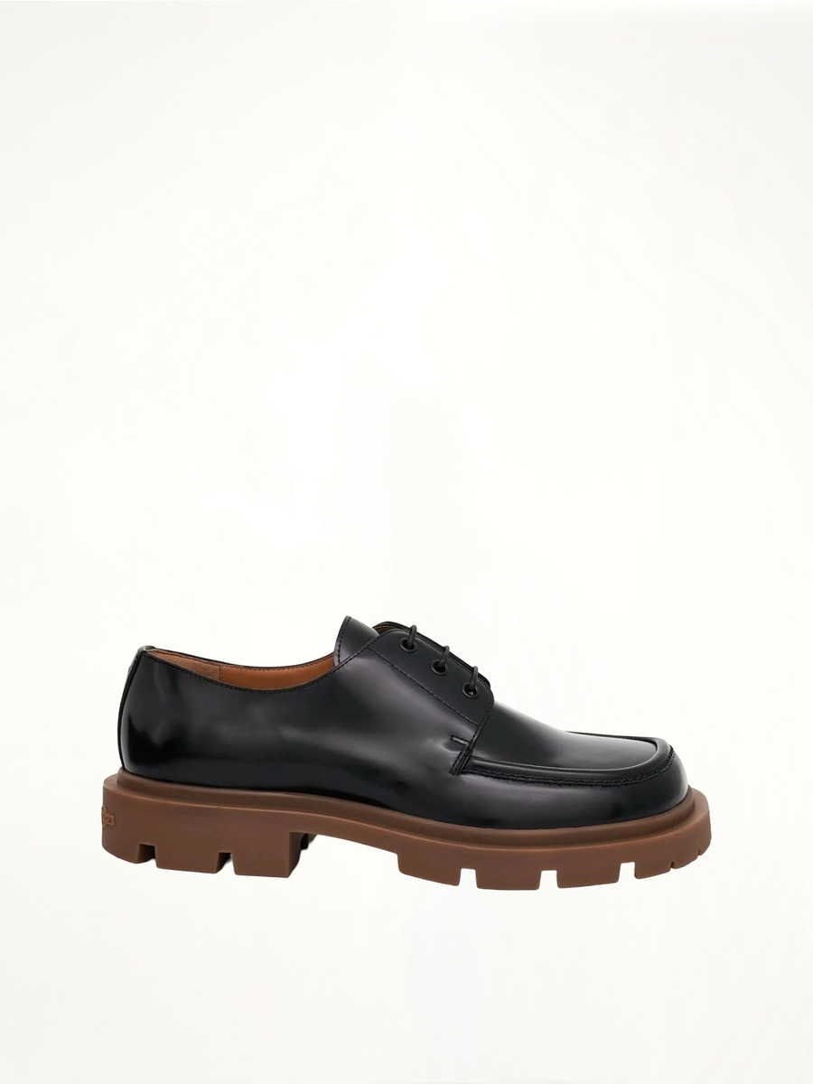 Ivy Derby in Black/Honey Side View | MAISON MARGIELA