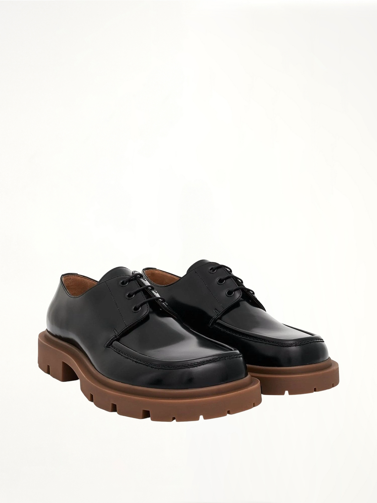 Ivy Derby in Black/Honey Front View | MAISON MARGIELA