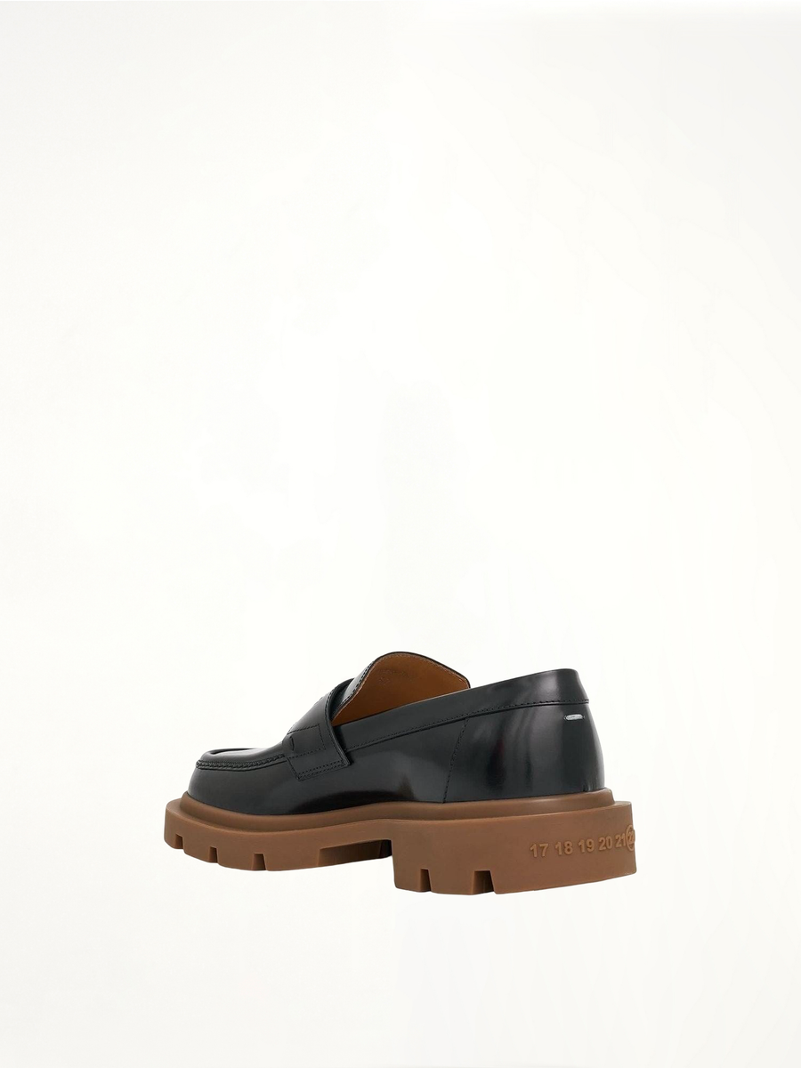 Ivy Loafer in Black/Honey Back View | MAISON MARGIELA