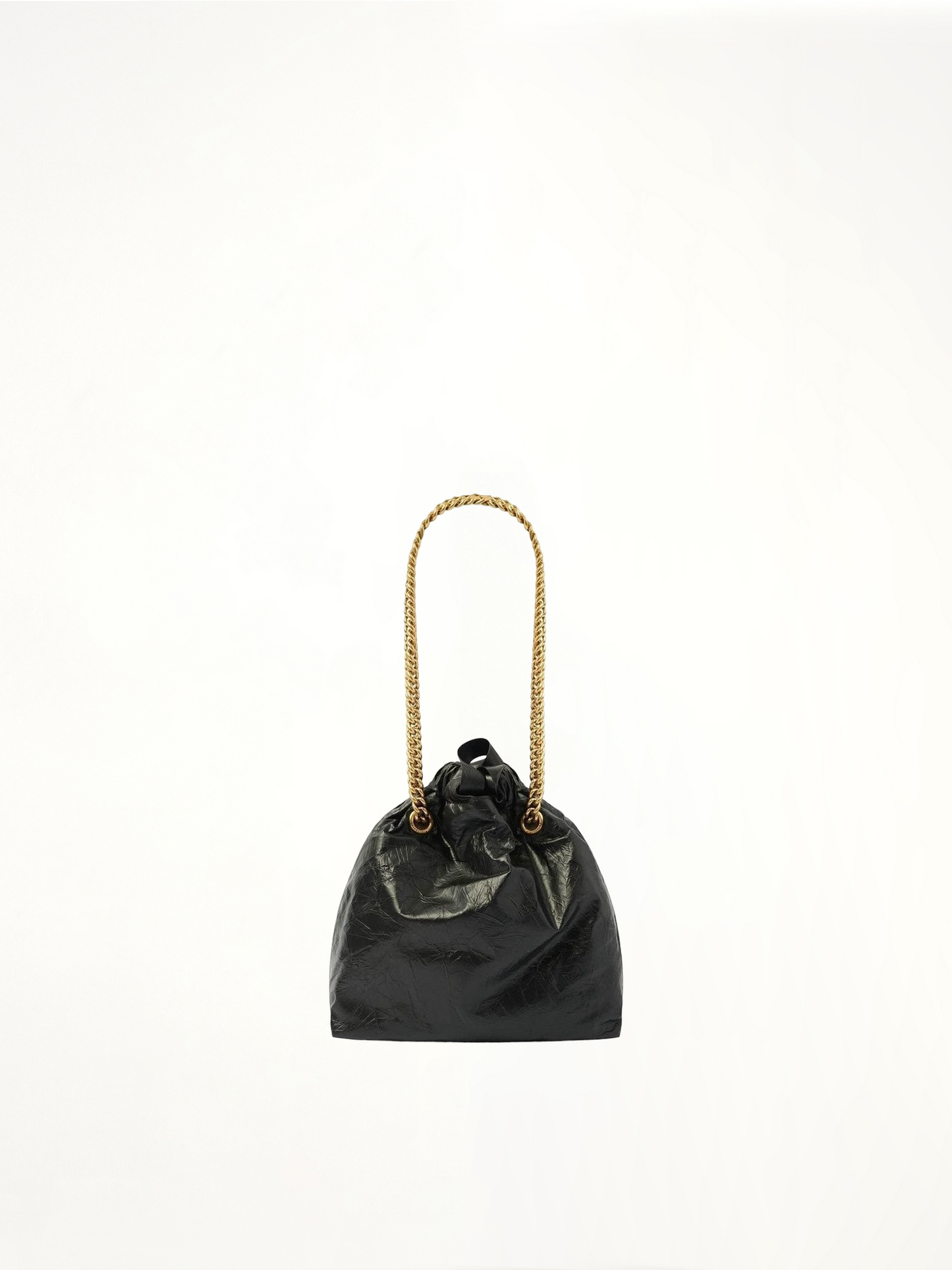 Small Crush Tote Bag in Black