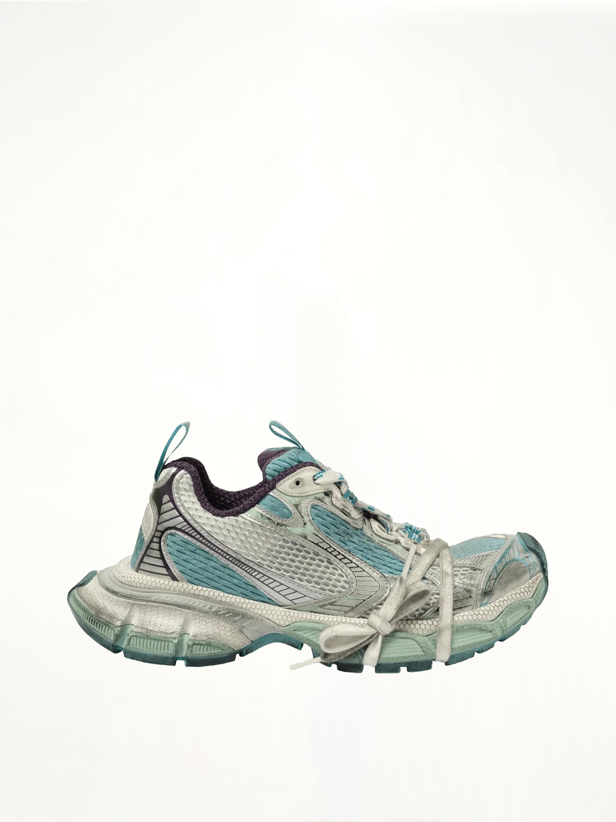 3XL Sneaker in Light Blue/White Side View | BALENCIAGA