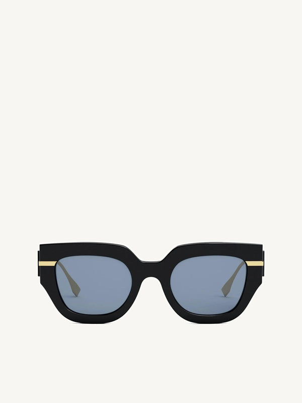 Fendi FE40097I 5101V Acetate Sunglasses in Black