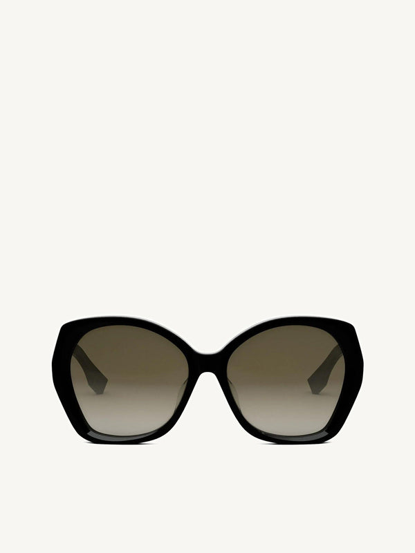 Fendi FE40112F 5801F Acetate Sunglasses in Black