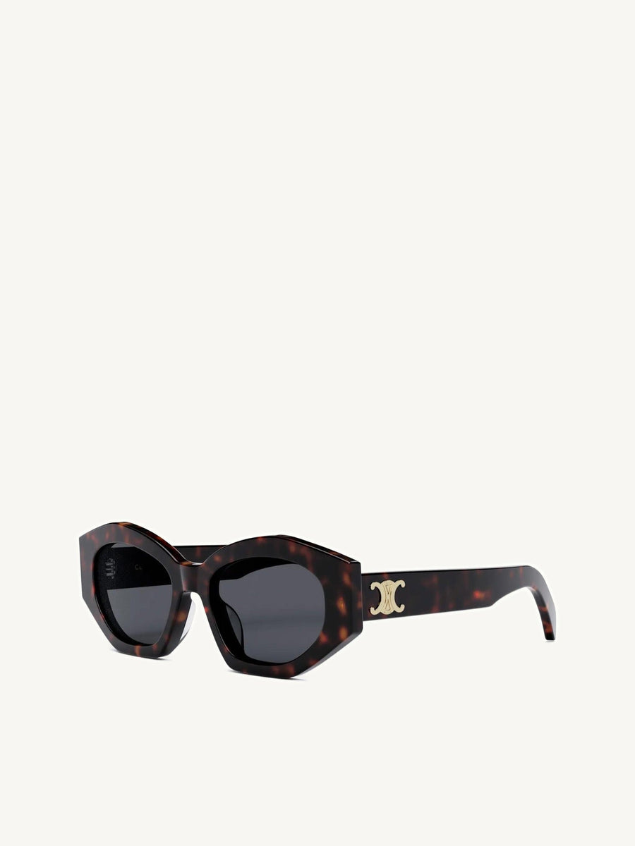 Celine CL40238U 5552A Acetate Sunglasses in Dark Havana