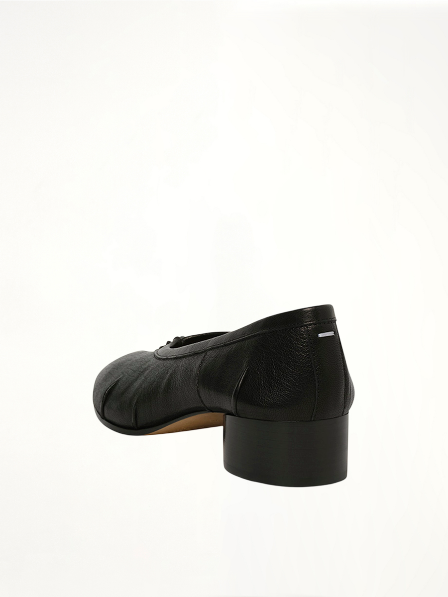 New Tabi Ballerina in Black Back View | MAISON MARGIELA