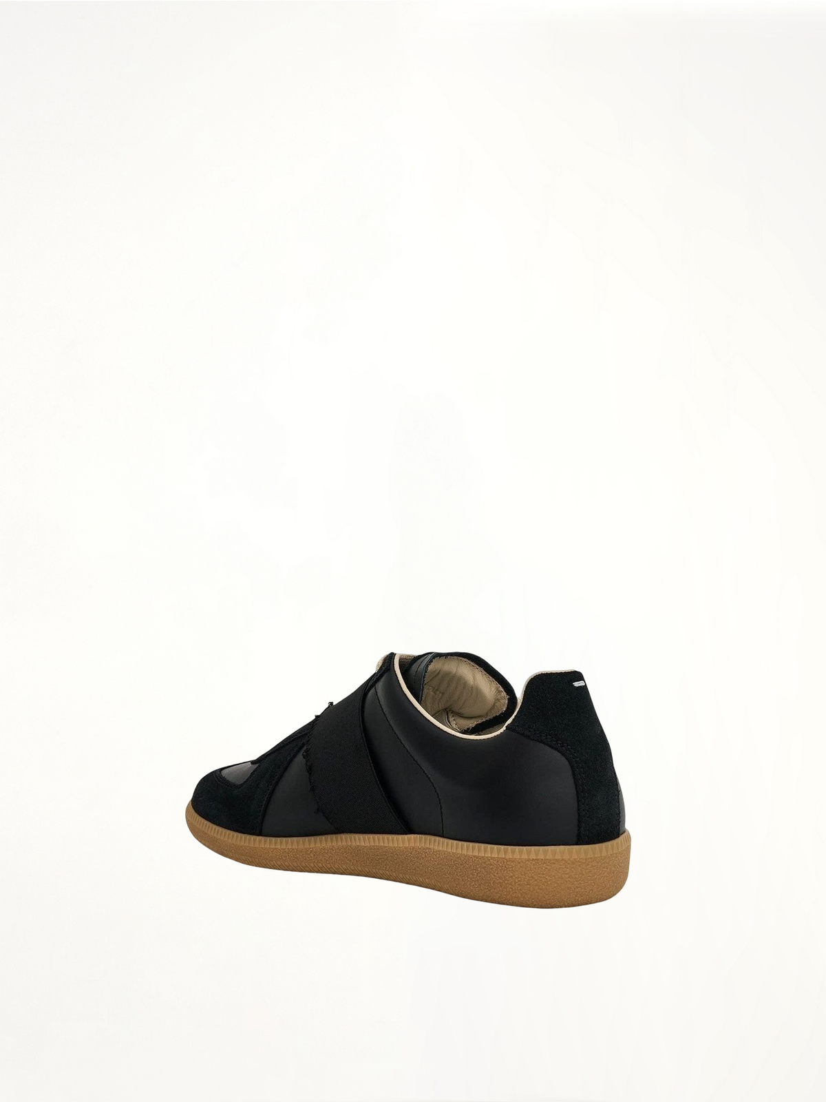 Replica Elastic Band Sneaker in Black Back View | MAISON MARGIELA