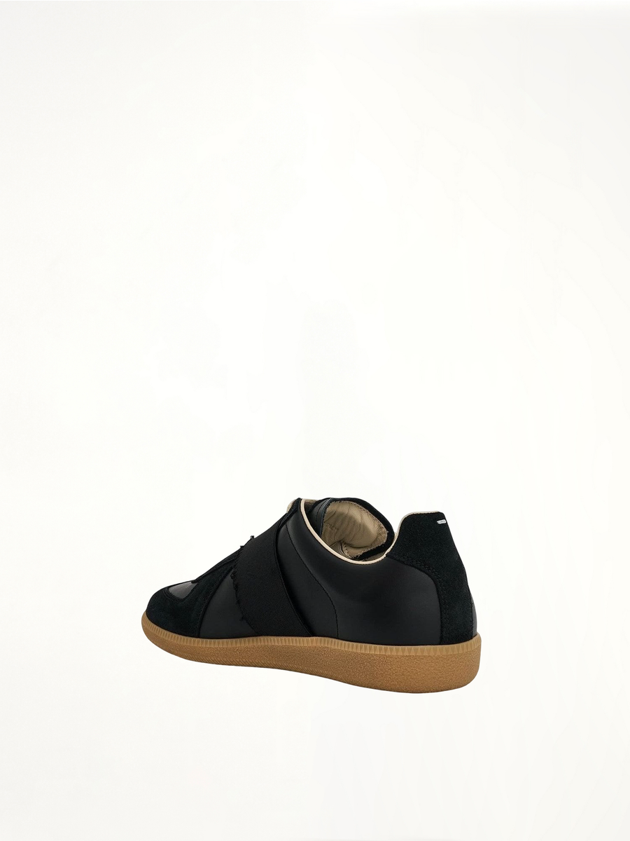 Replica Elastic Band Sneaker in Black Back View | MAISON MARGIELA