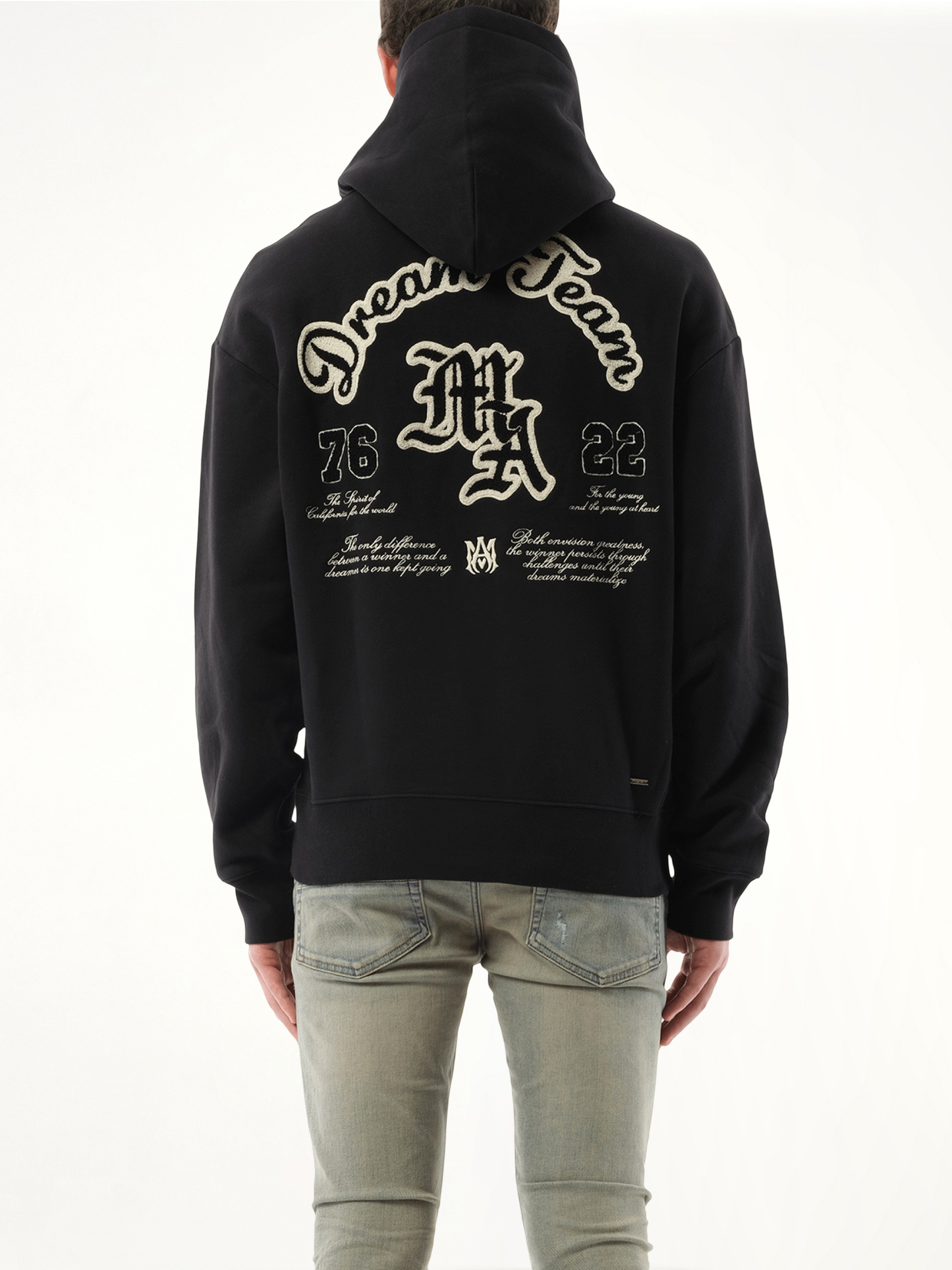 Dream Team Oversized Hoodie in Black