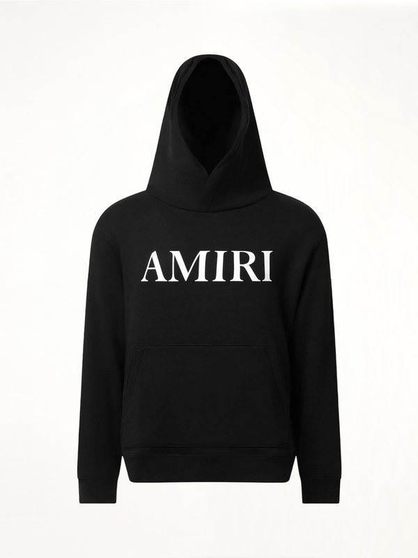 Amiri Core Logo Hoodie in Black/White