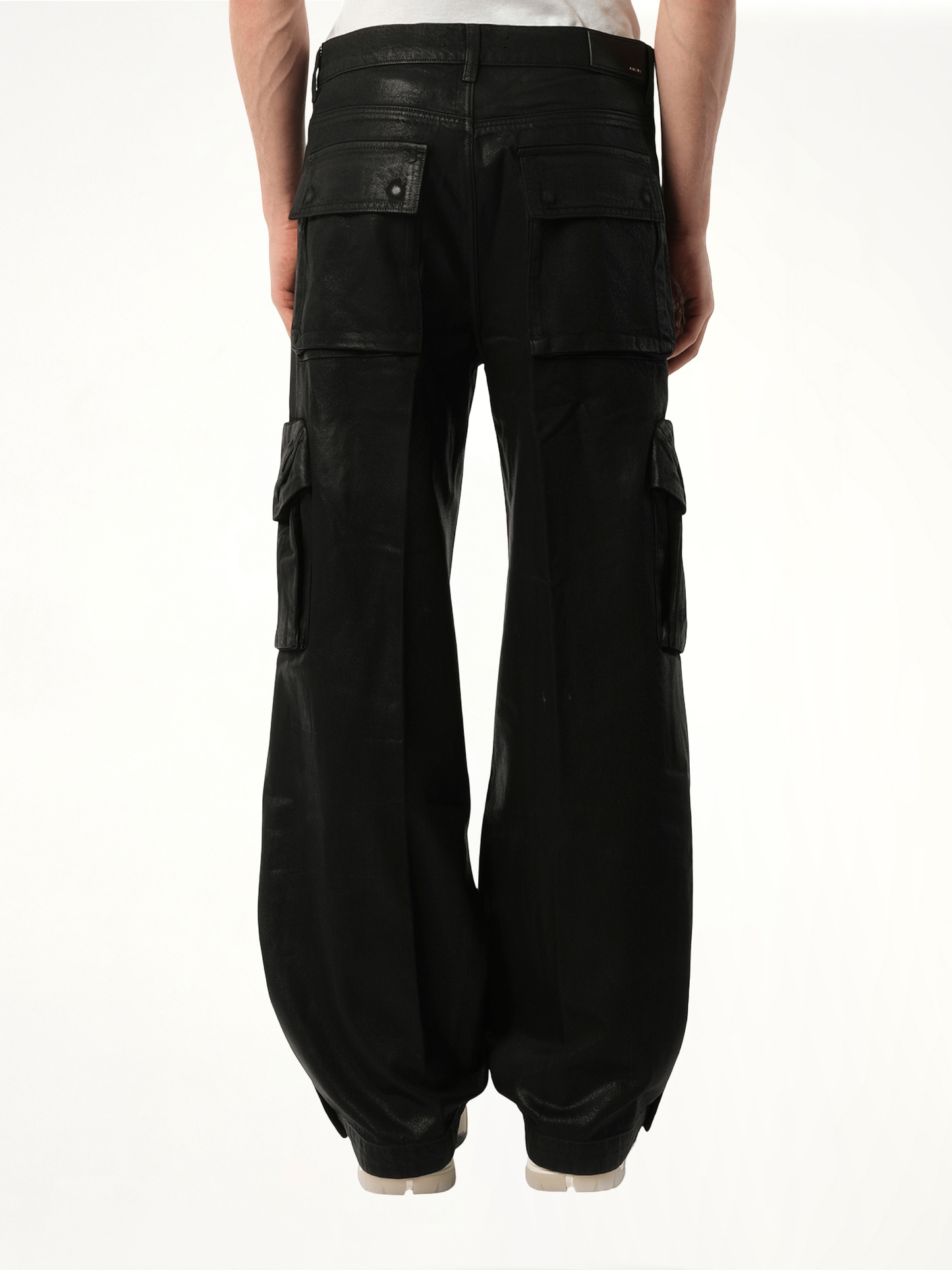 Wax M65 Baggy Cargo Pants in Black OD