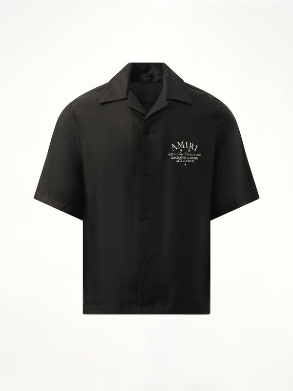 Arts District Bowling Shirt in Black