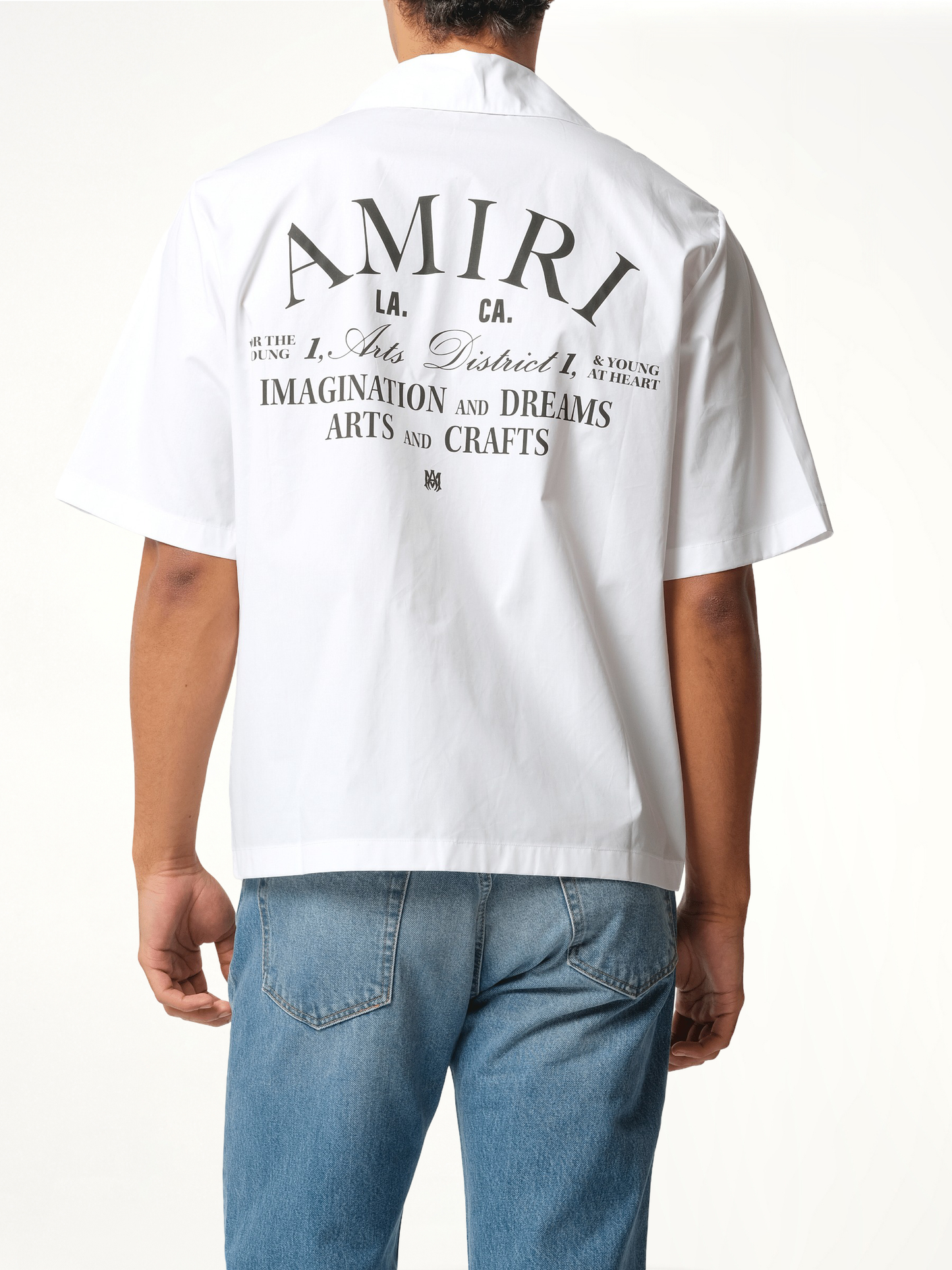 Arts District Camp Shirt in White