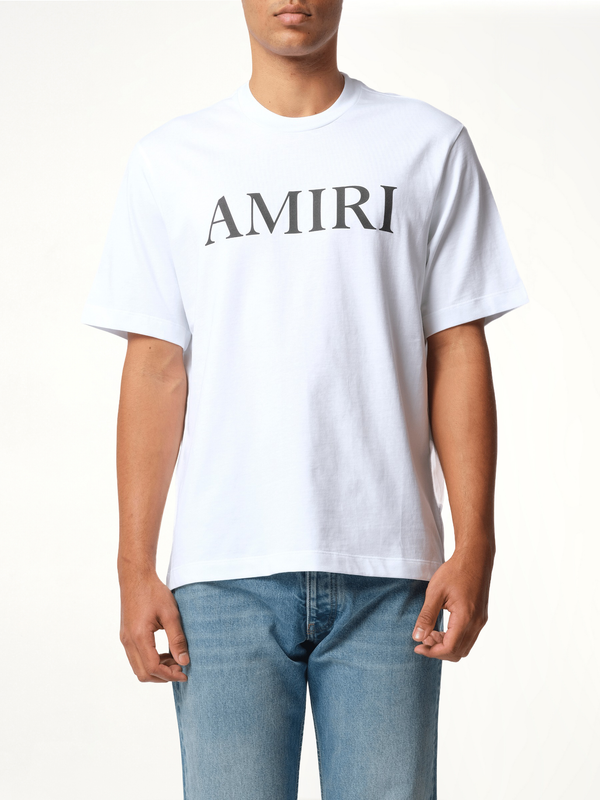 Amiri 白色/黑色核心标志T恤