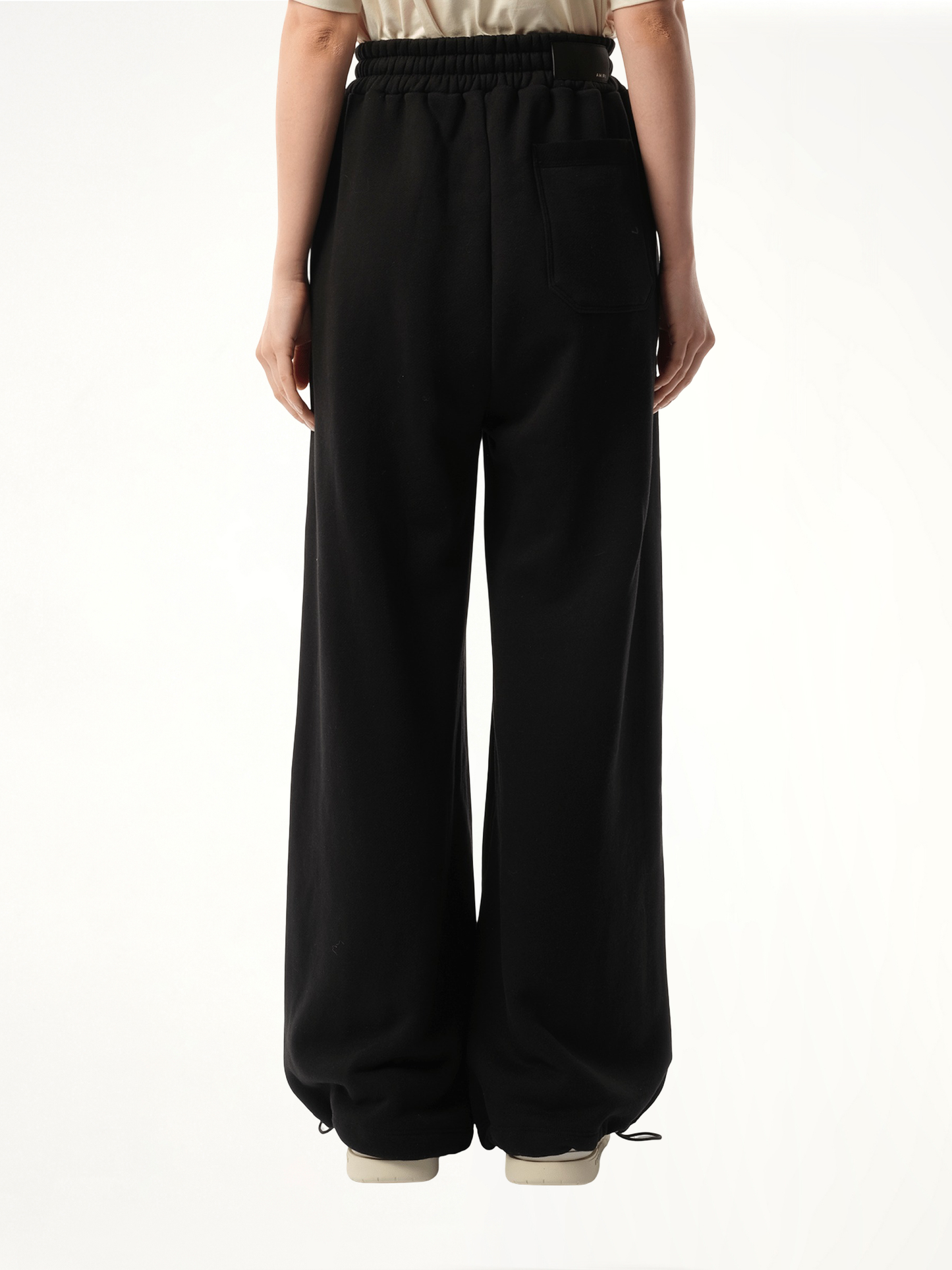 Core logo Flare Sweatpant in Black