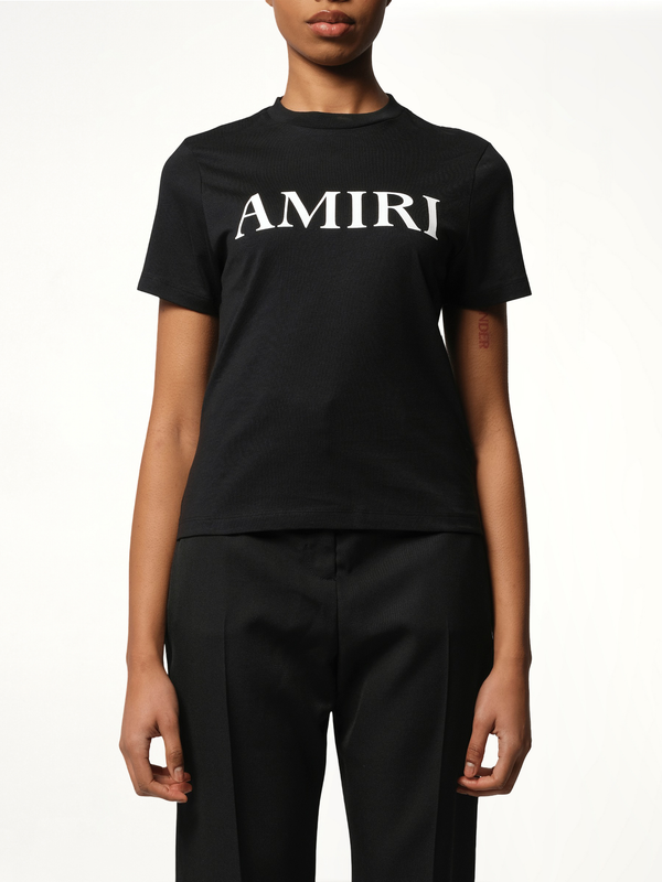 Amiri 核心徽标黑色 T 恤