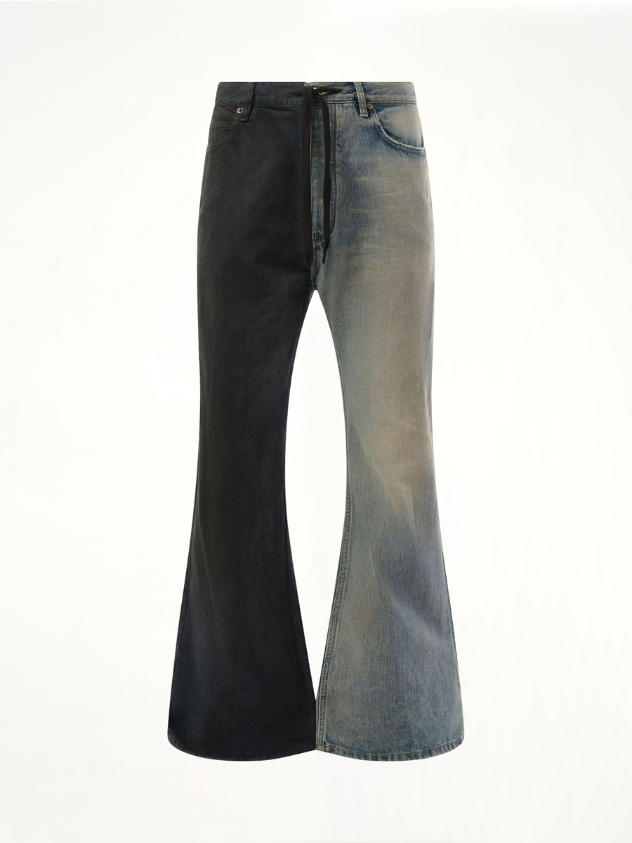 Fifty-Fifty Pants in Grey/Blue
