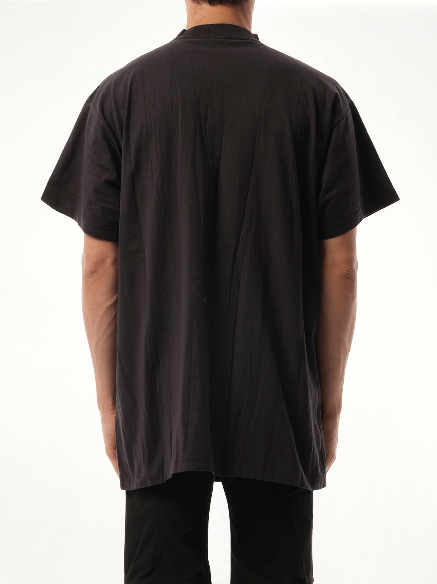 AGAICNELAB Oversized T-Shirt in Washed Black/Anthracite