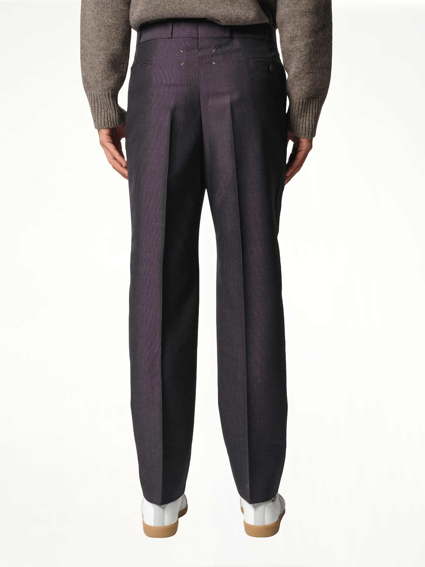 British Mohair Suit Pants in Charcoal