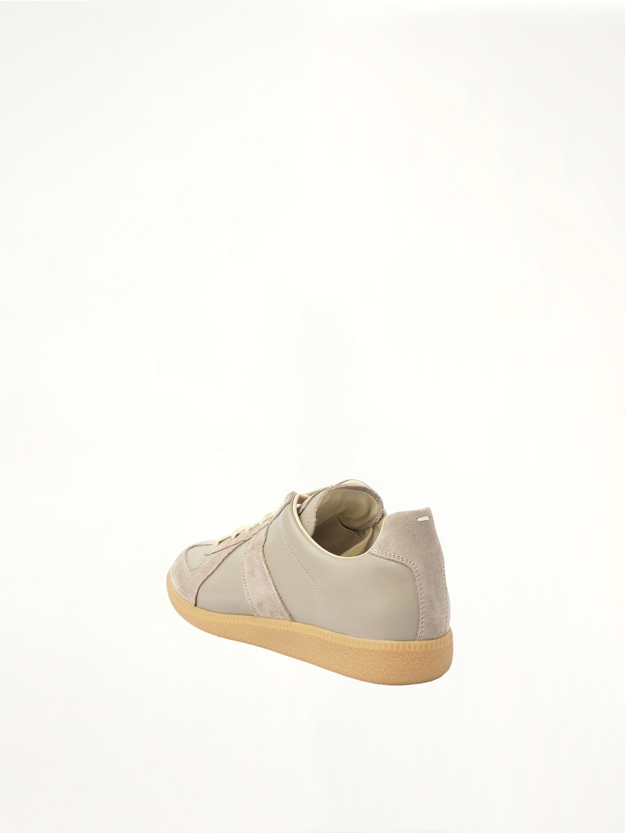 Replica Leather Sneaker in Birdy Back View | MAISON MARGIELA