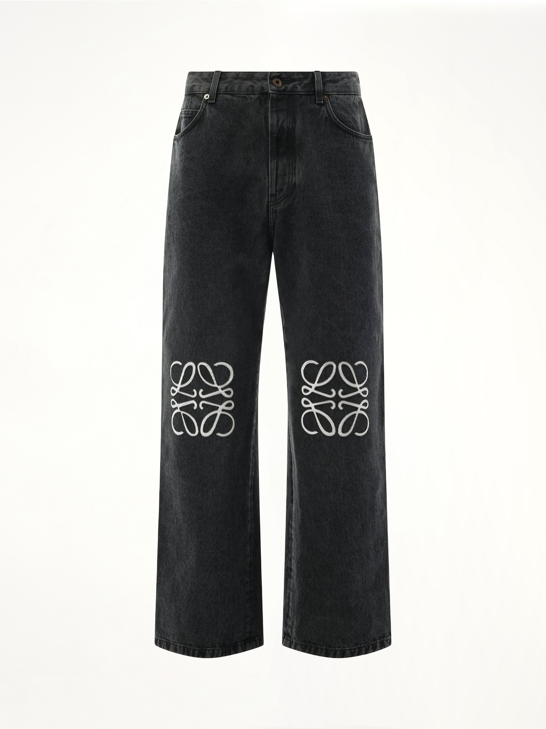 Anagram Baggy Jeans AF in Black
