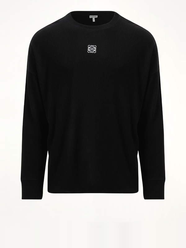 Long Sleeve Anagram T-Shirt in Black