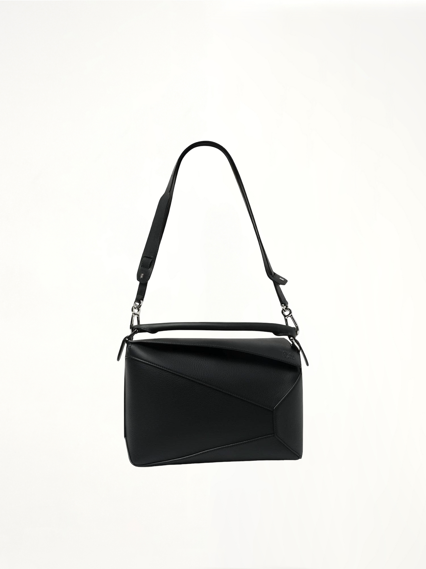 Puzzle Edge Bag in Black