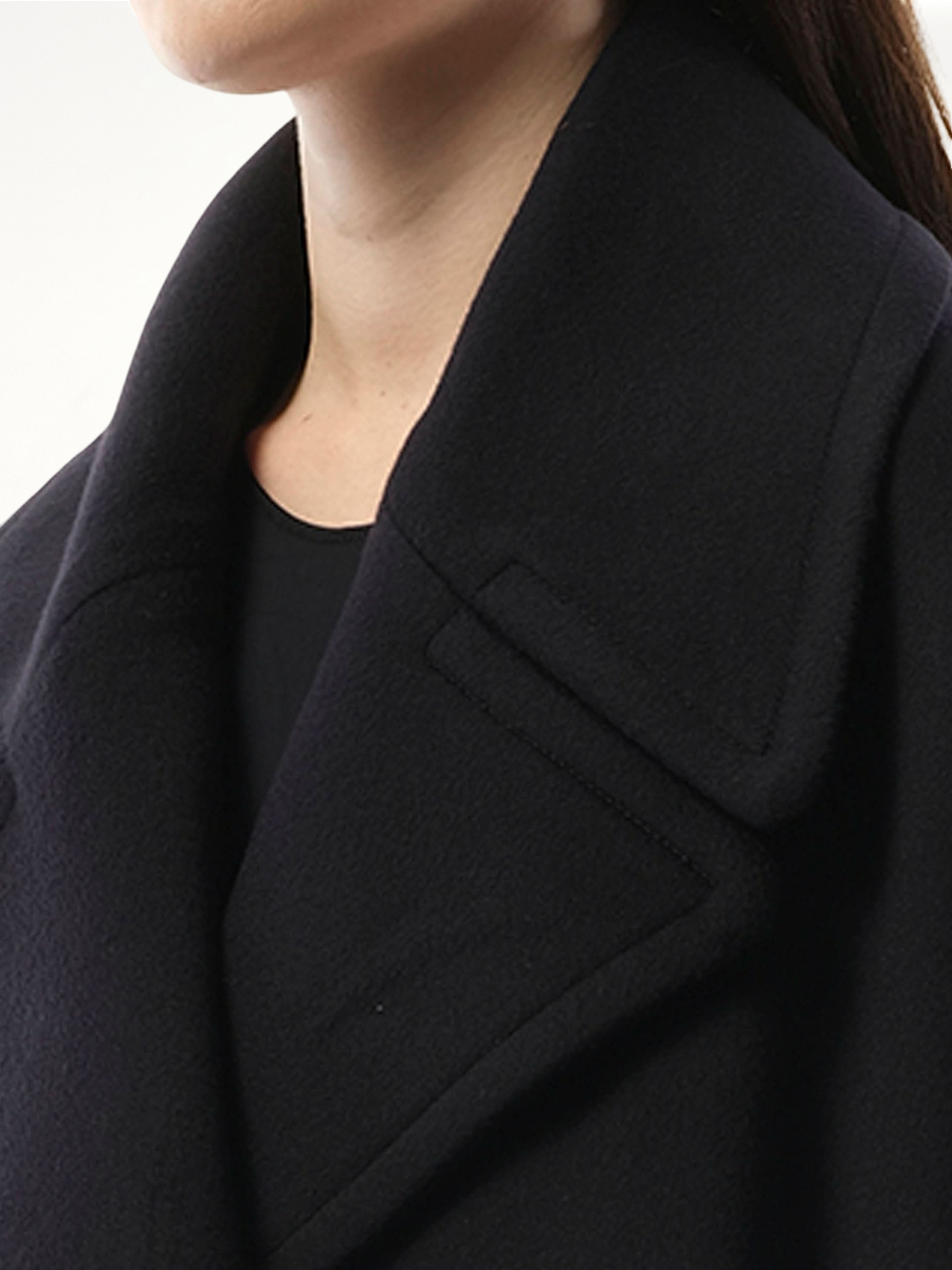 Pebble Peacoat in Midnight Blue