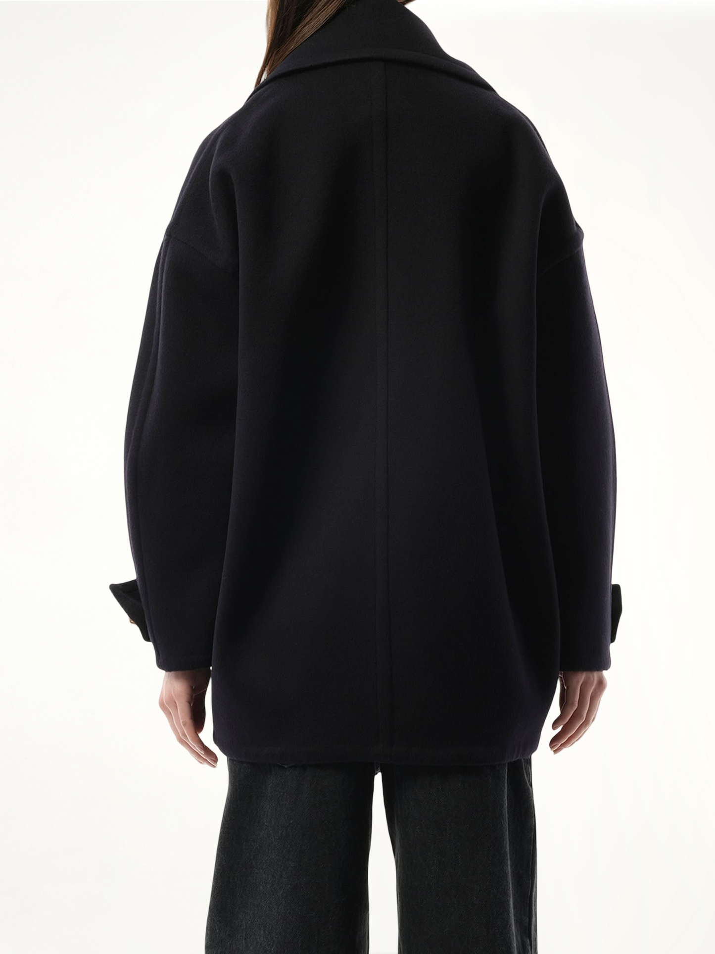 Pebble Peacoat in Midnight Blue