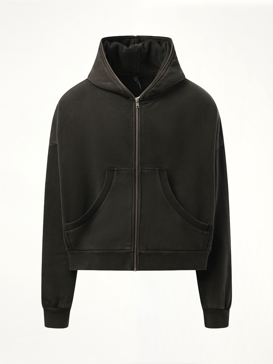 Eternal Zip in Washed Black