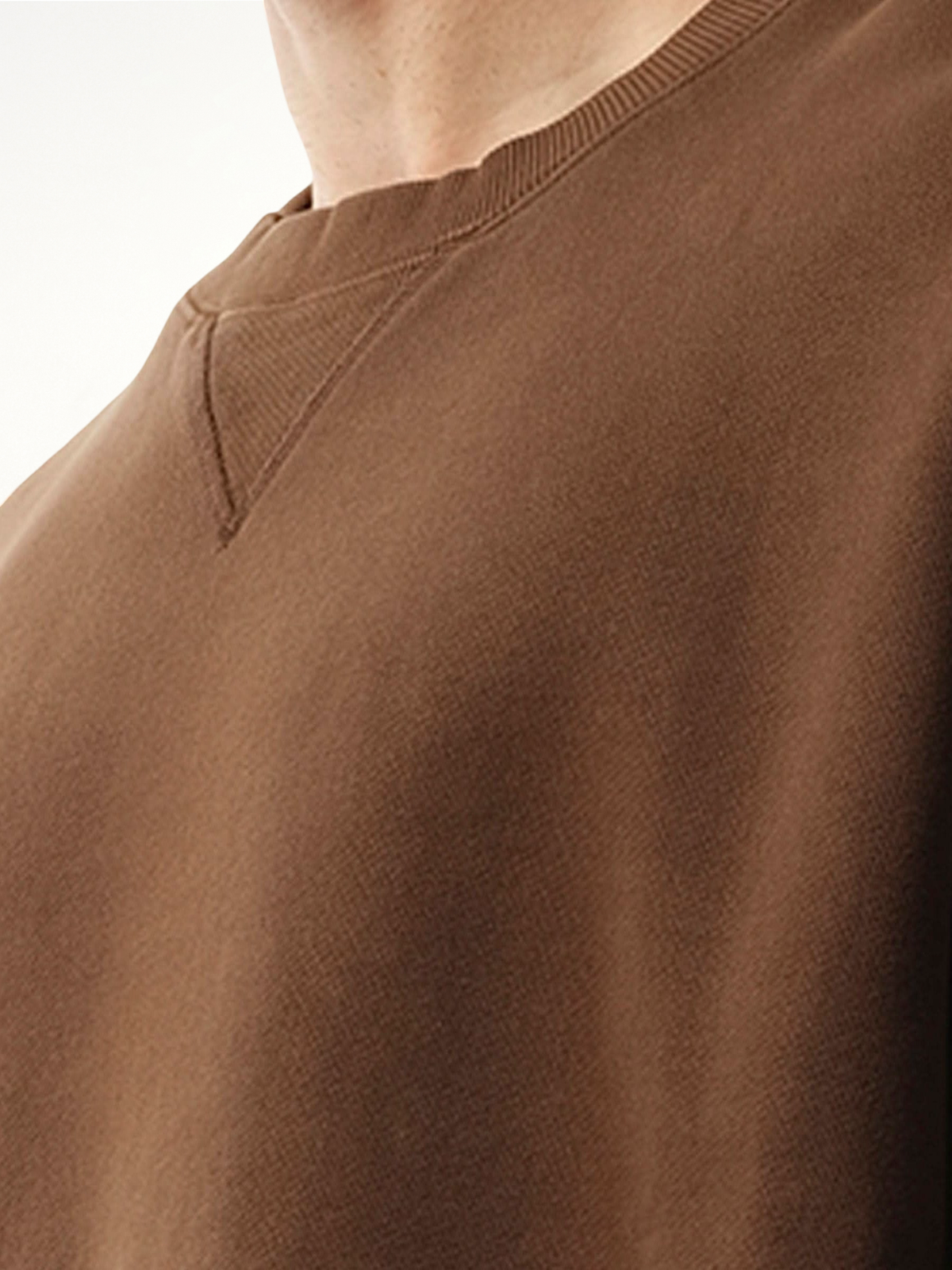 Box Sweatshirt in Brunette