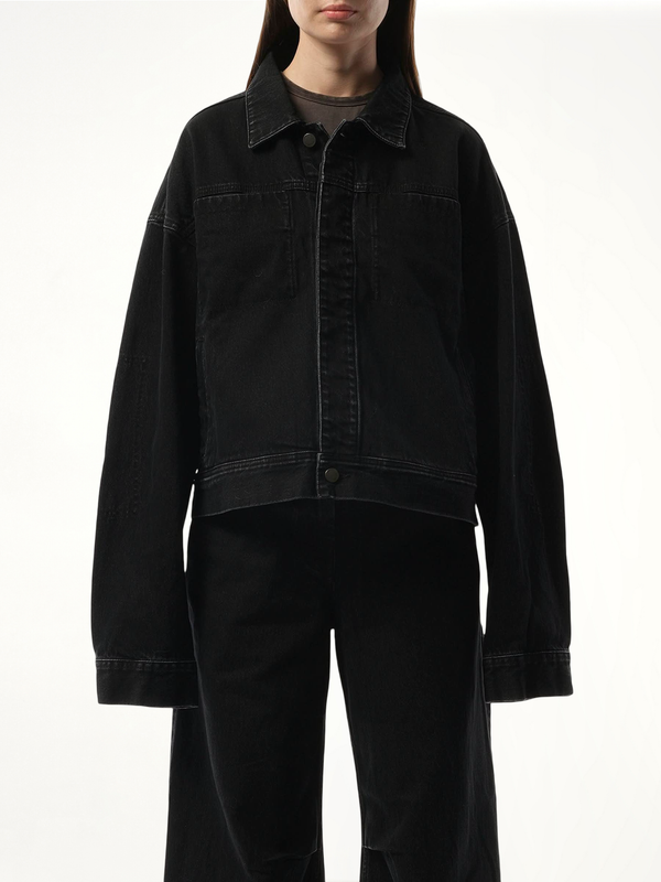 Gem Denim Jacket in Magnetite