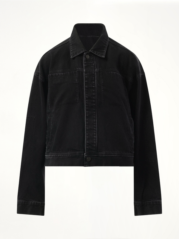 Gem Denim Jacket in Magnetite