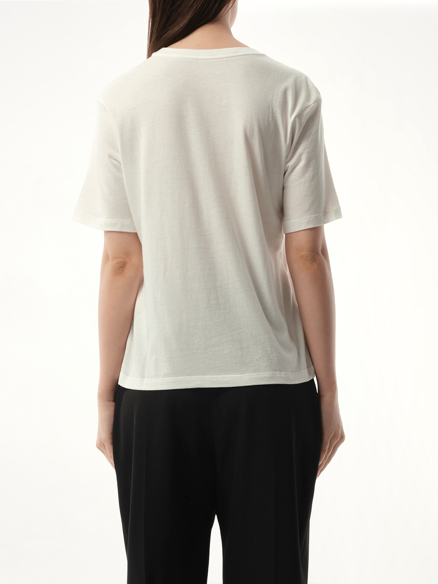 Elephant Printed T-Shirt in White