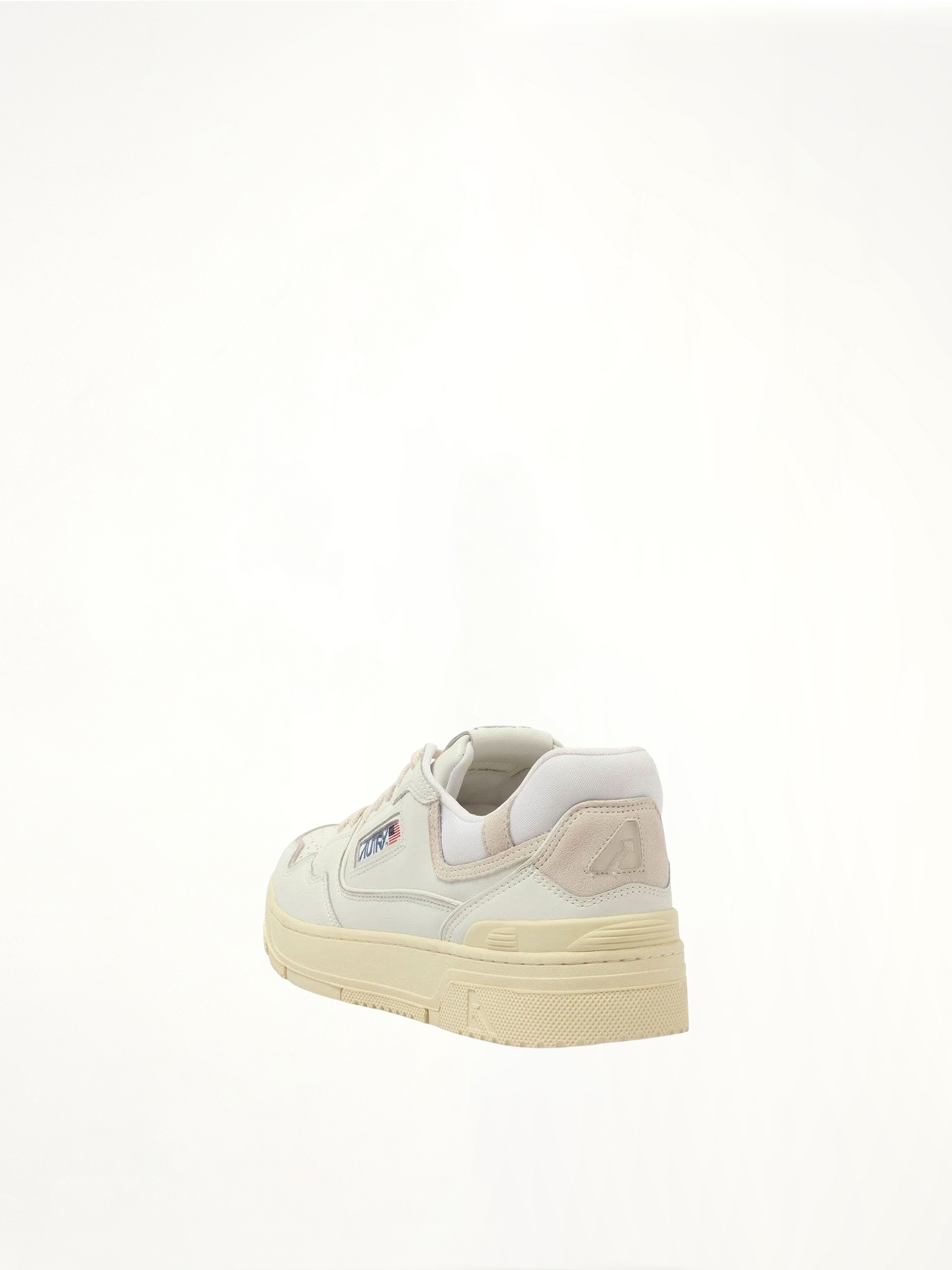 CLC Low Sneaker in Multicolour/White Back View | AUTRY