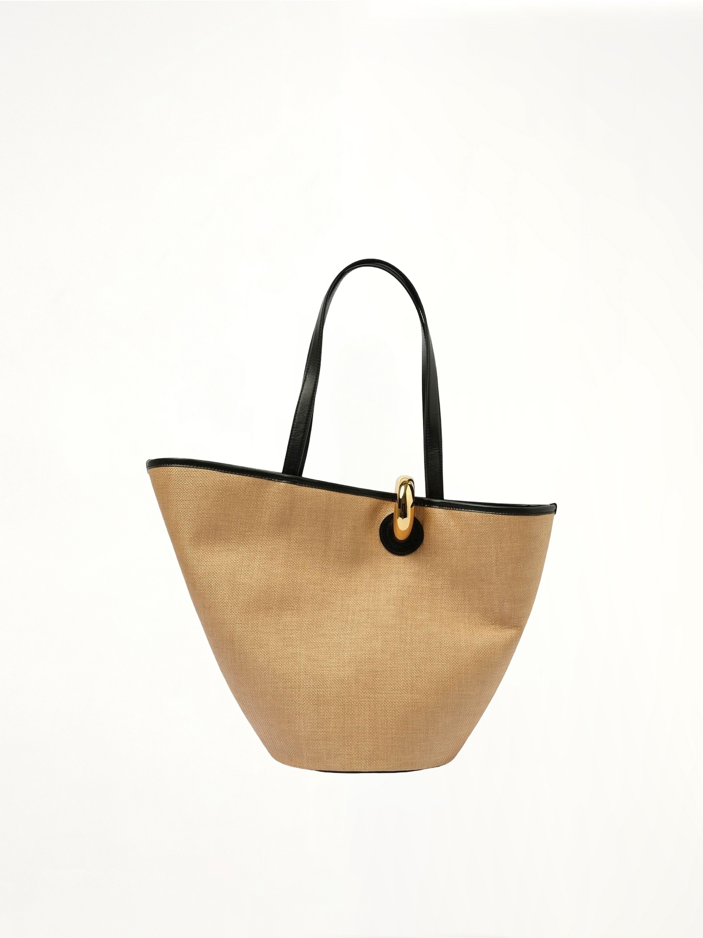 Le Bambola Bag in Ivory/Black