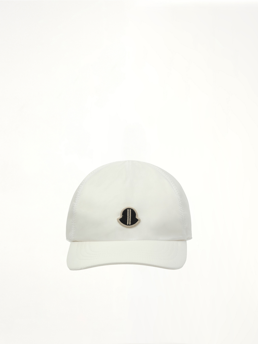Rick Owens x Moncler Baseball Hat in Milk