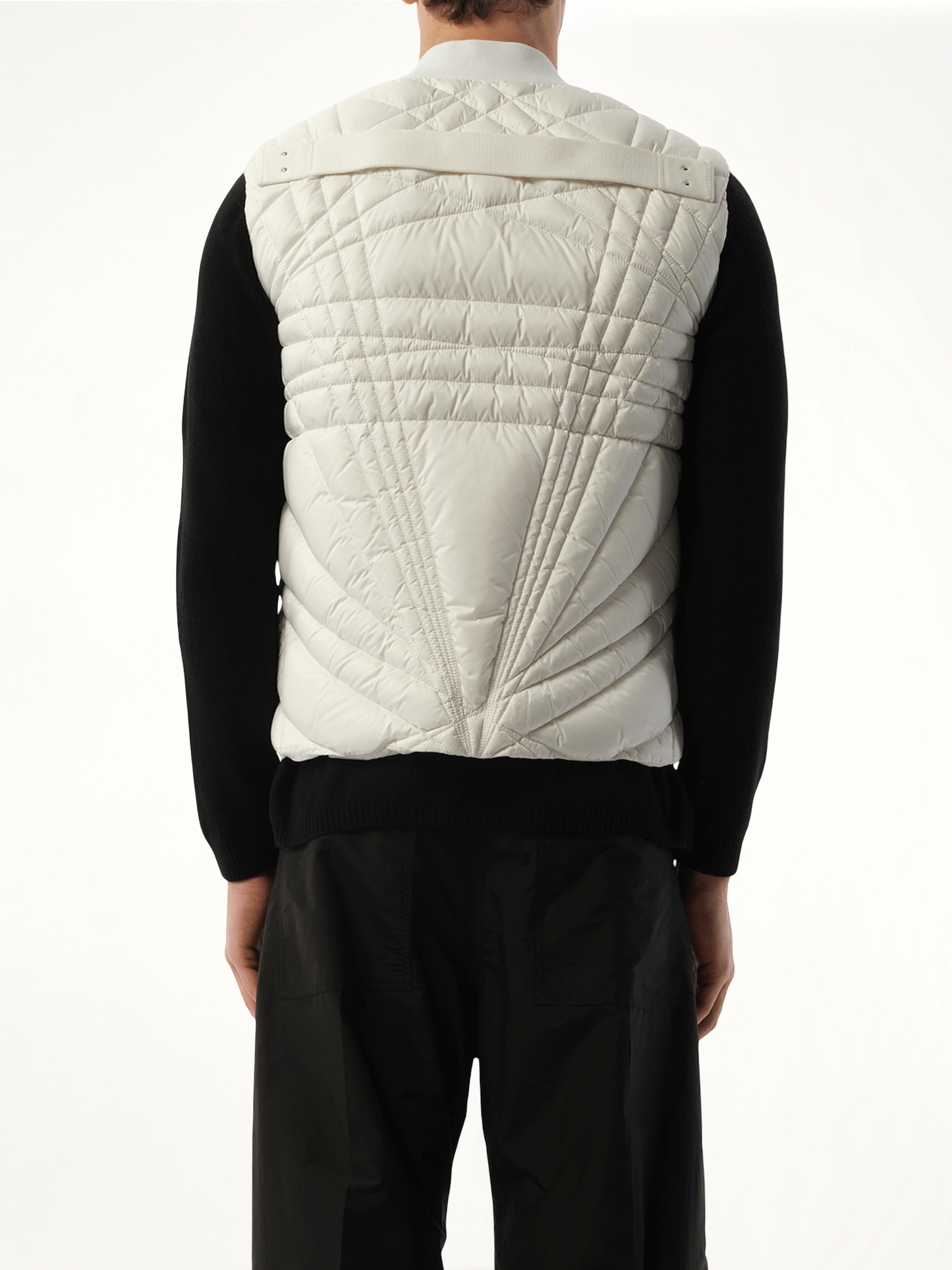 Rick Owens x Moncler Megapenta Flight Vest in Milk